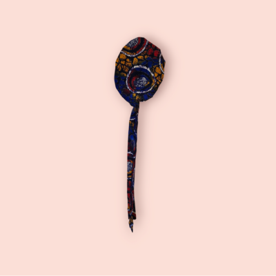 Printed fabric cap with fabric drawstring - Surgical cap, nurse's cap or doctor's cap in wax