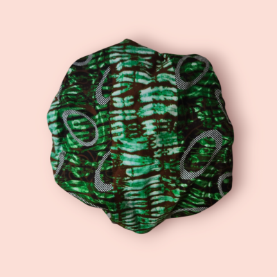 Double-sided printed fabric cap - Elegant, reversible and practical for everyday wear