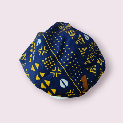 Double-sided printed fabric cap - Elegant, reversible and practical for everyday wear