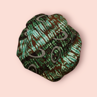 Double-sided printed fabric cap - Elegant, reversible and practical for everyday wear