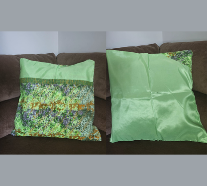 🛋️ Set of 2 pcs Printed fabric cushion cover - Authentic & colorful