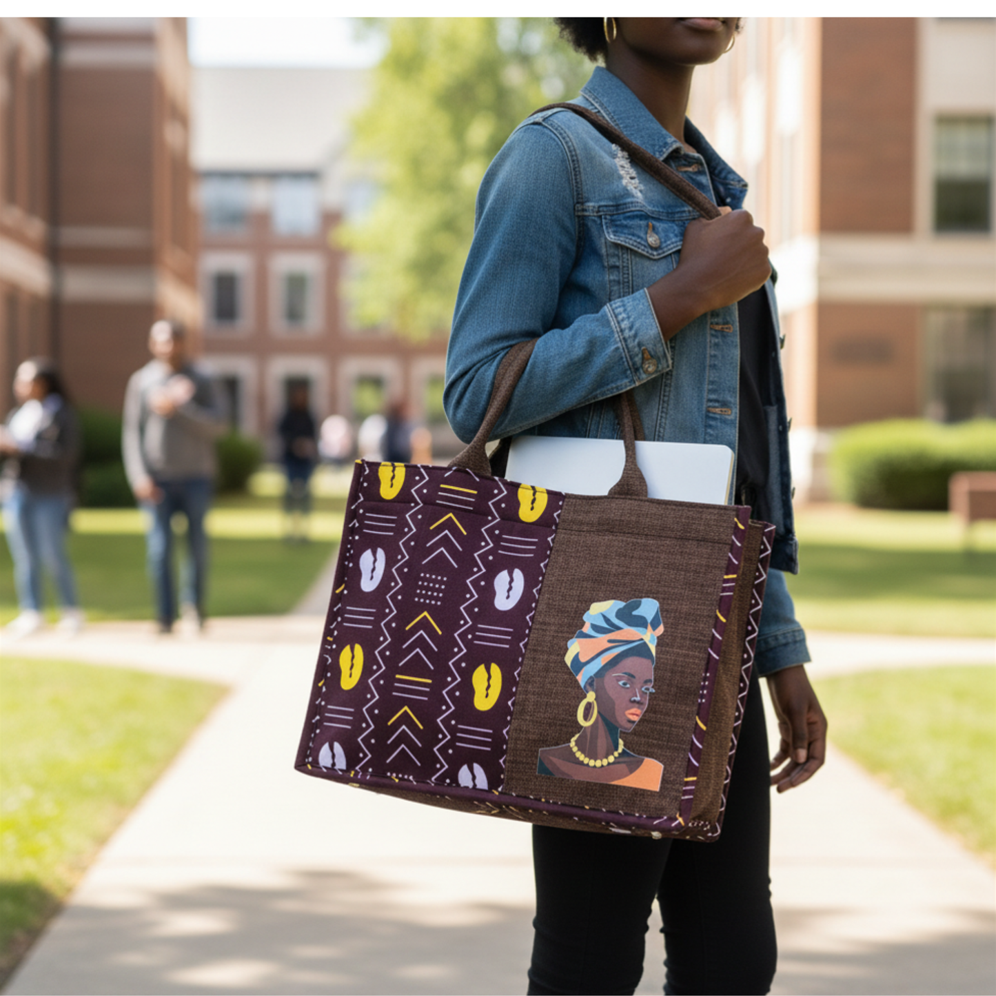 Sac à main stylé africain - PEGGY