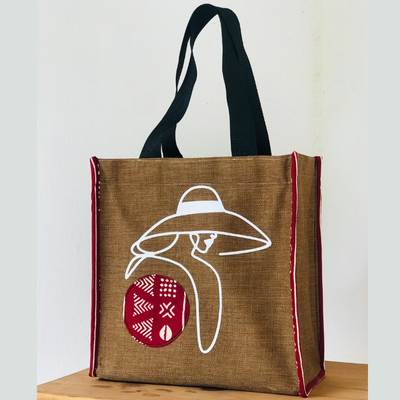 Handmade Embroidered Canvas Tote Bag