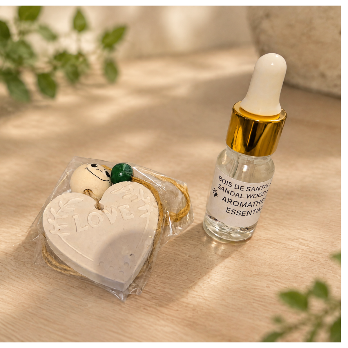 Élégance Otantik – Pierre diffuseur parfumée Bois de Santal & Vanille