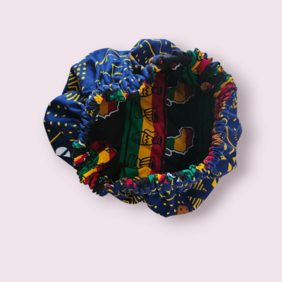 Double-sided printed fabric cap - Elegant, reversible and practical for everyday wear
