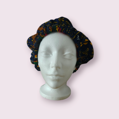 Double-sided printed fabric cap - Elegant, reversible and practical for everyday wear