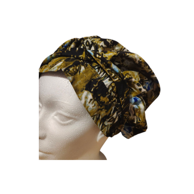 Double-sided printed fabric cap - Elegant, reversible and practical for everyday wear