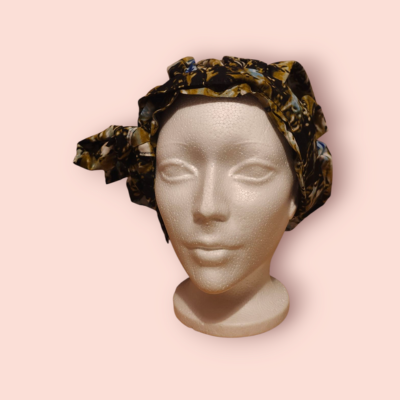 Double-sided printed fabric cap - Elegant, reversible and practical for everyday wear