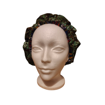 Reversible cap in wax-printed fabric - Stylish, practical and perfect for everyday use.
